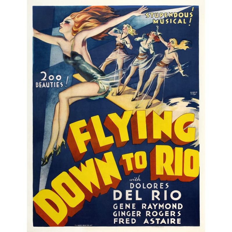Flying Down to Rio (1933)Fred Astaire,Dolores del Rio, Ginger Rogers