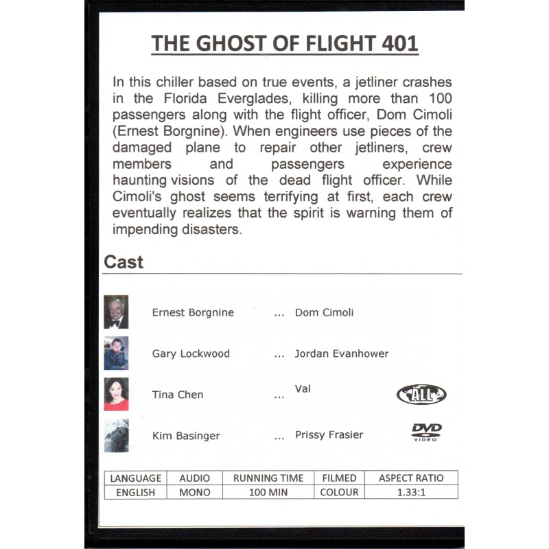 GHOST OF FLIGHT 401 - ERNEST BORGNINE ALL REGION DVD