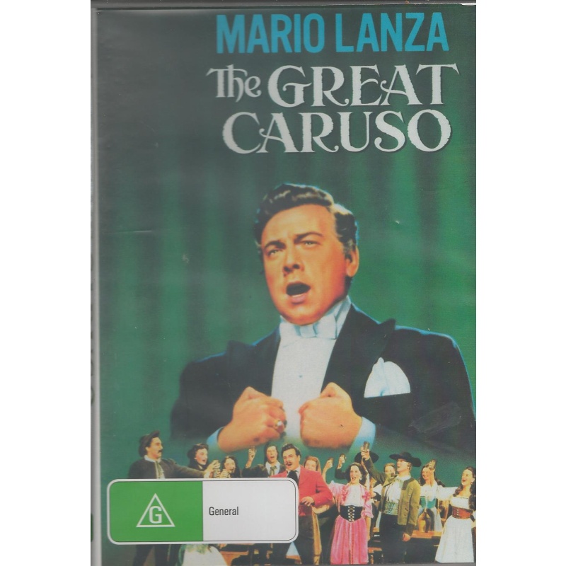 GREAT CARUSO - MARIO LANZA  - ALL REGION DVD