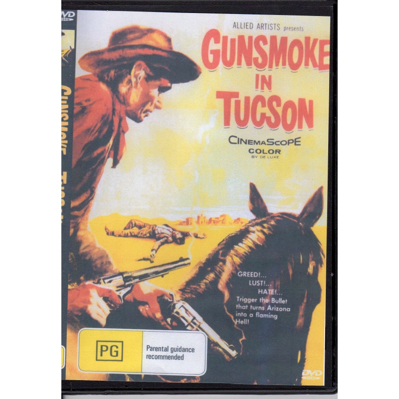 GUNSMOKE IN TUCSON - FORREST TUCKER  ALL REGION DVD