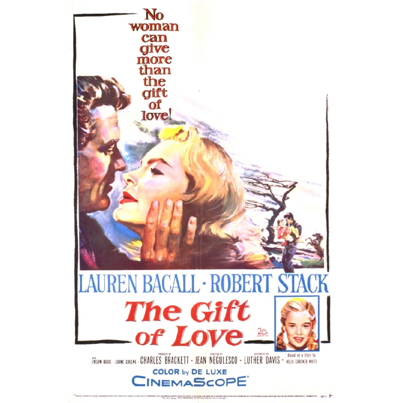 The Gift of Love (1958)  : Lauren Bacall, Robert Stack, Evelyn Rudie  Drama