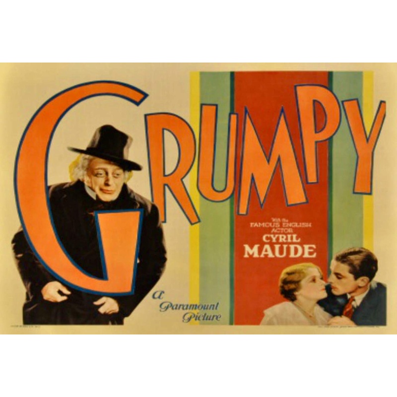 Grumpy (1930)   PRE CODE Cyril Maude, Phillips Holmes,    Rare Movie