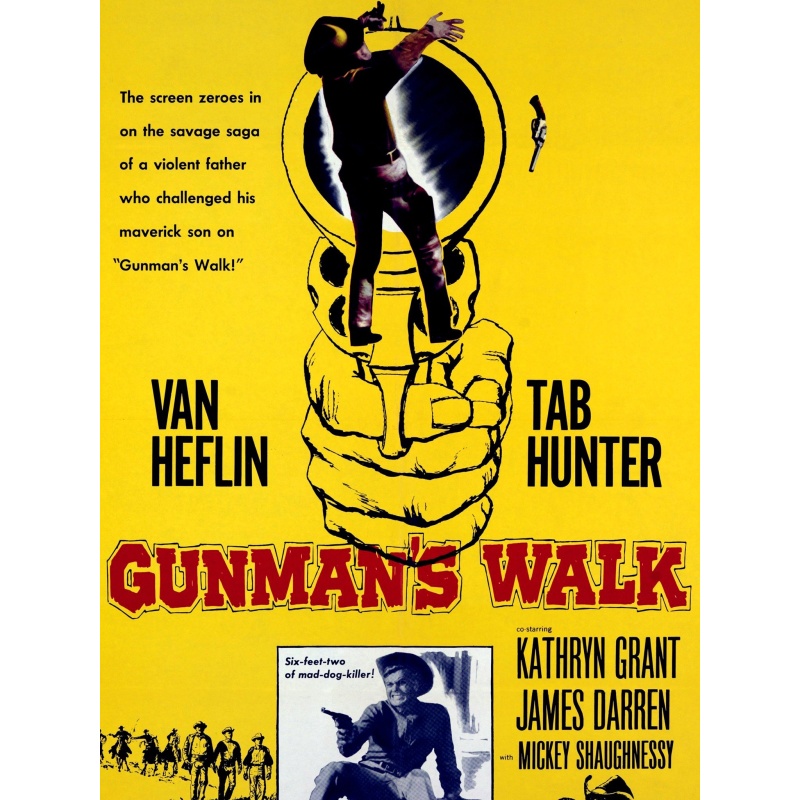 Gunman's Walk (1958)  Van Heflin, Tab Hunter, Kathryn Grant