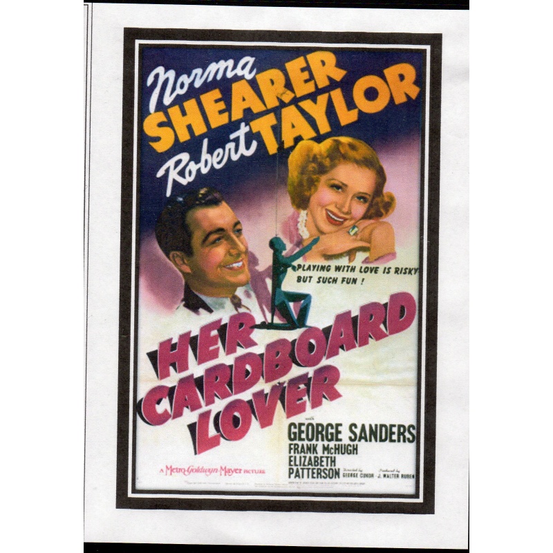 HER CARDBOARD LOVER - NORMA SHEARER & ROBERT TAYLOR  ALL REGION DVD