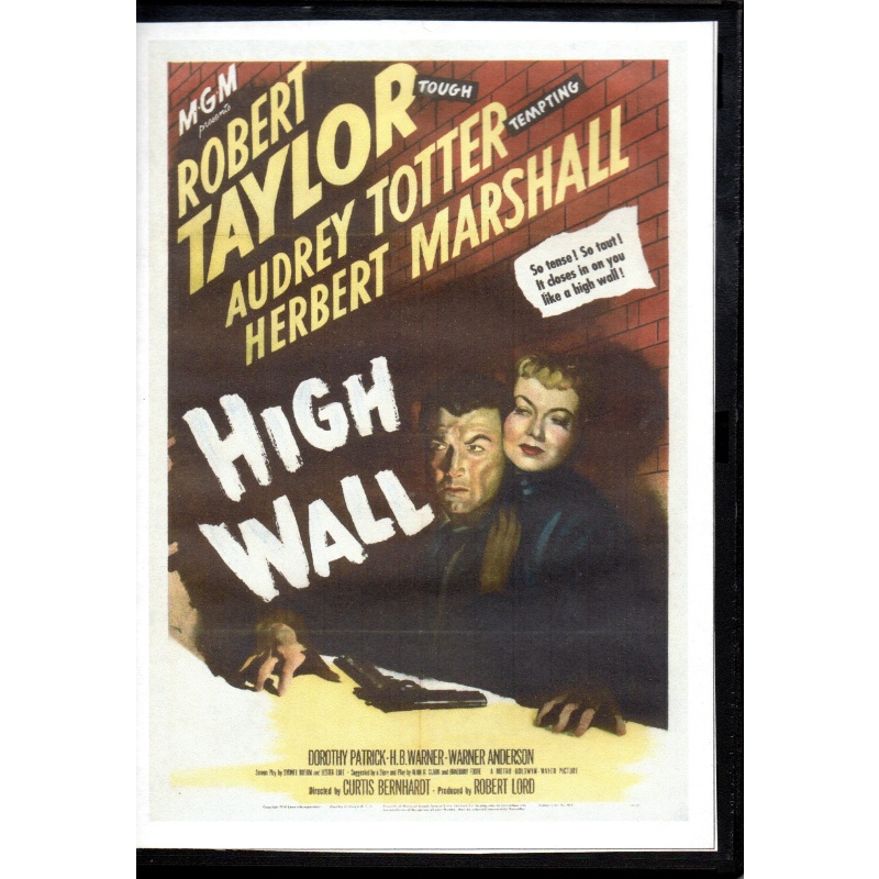HIGH WALL - ROBERT TAYLOR  ALL REGION DVD
