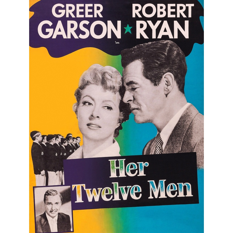 Her Twelve Men 1954 - Greer Garson, Robert Ryan, Barry Sullivan