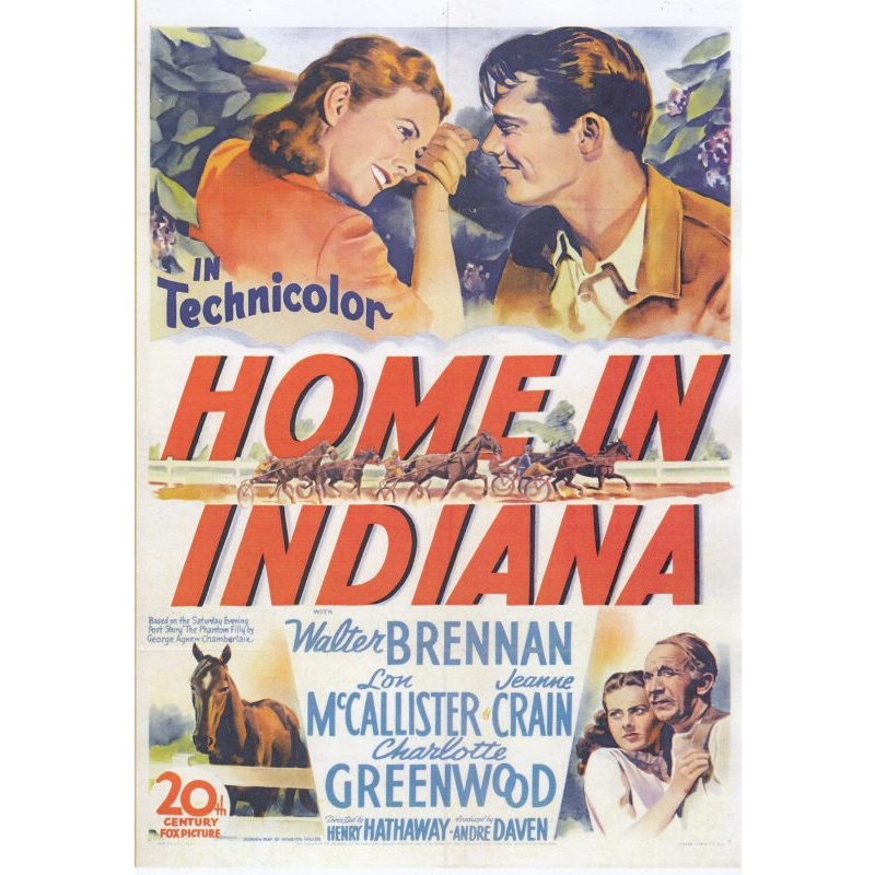 Home In Indiana - Walter Brennan, Jeanne Craine, June Haver  1944