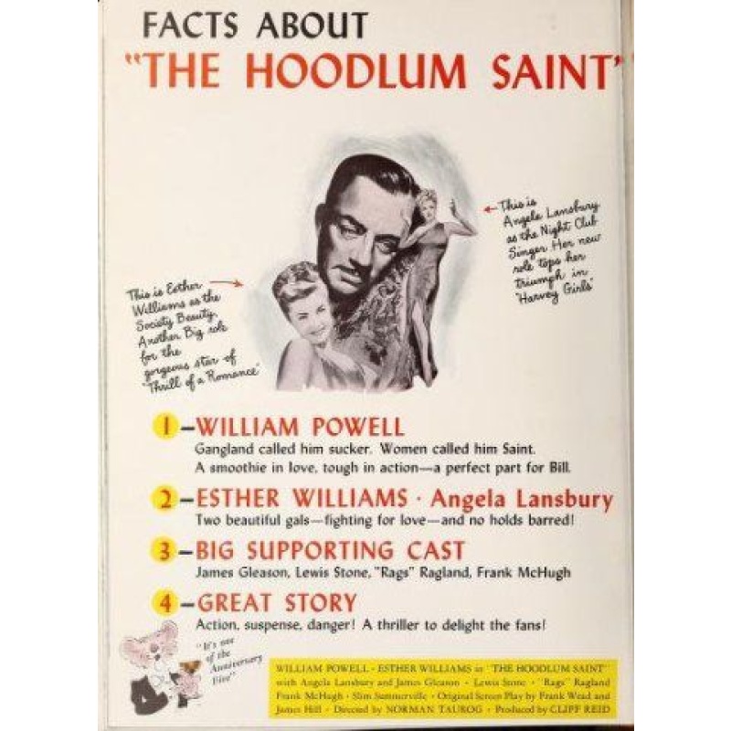 The Hoodlum Saint 1946 - William Powell, Esther Williams,