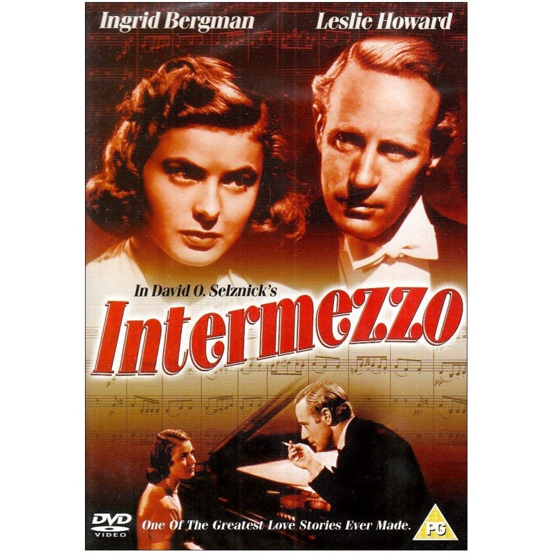 Intermezzo (1939) Ingrid Bergman, Leslie Howard, Edna Best