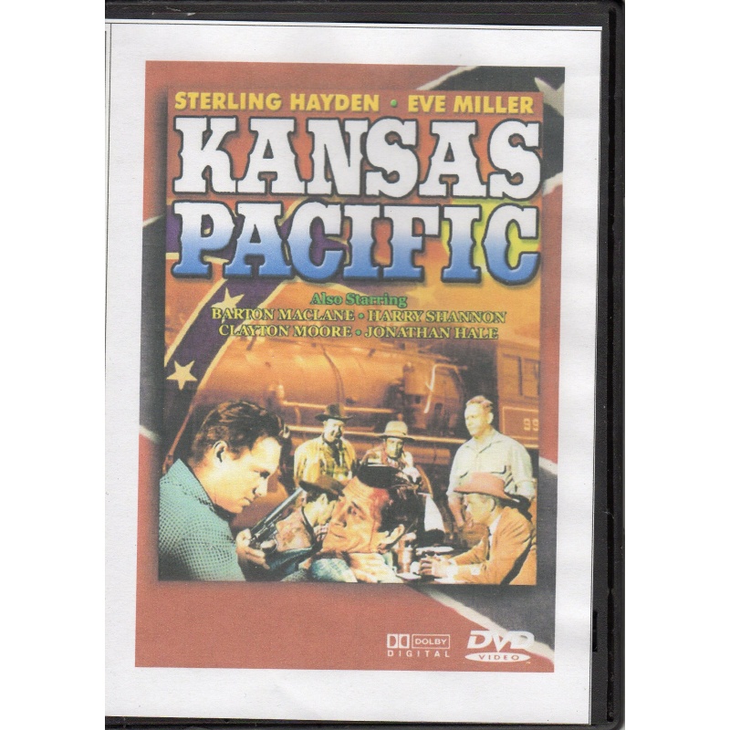 KANSAS PACIFIC - STIRLING HAYDEN ALL REGION DVD