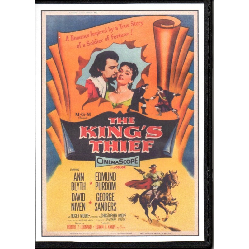 KING'S THIEF, THE - DAVID NIVEN & ANN BLYTH ALL REGION DVD