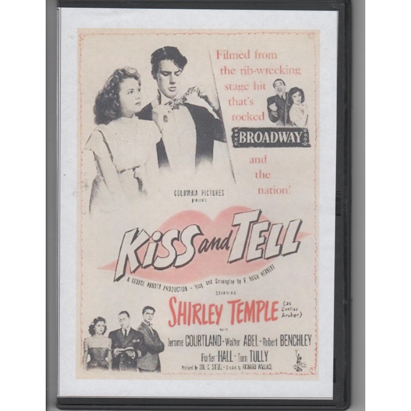 KISS AND TELL - SHIRLEY TEMPLE ALL REGION DVD