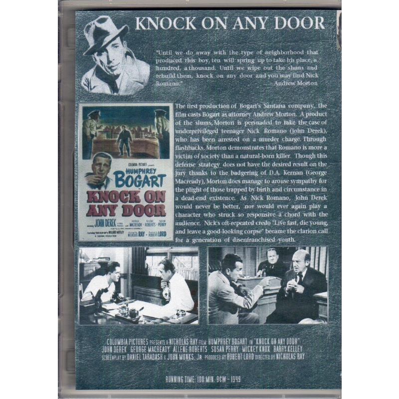KNOCK ON ANY DOOR - HUMPHREY BOGART ALL REGION DVD