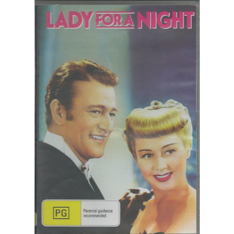 LADY FOR A NIGHT - JOHN WAYNE   ALL REGION DVD