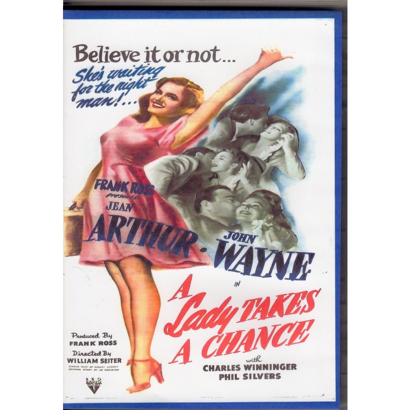 LADY TAKES A CHANCE -  JOHN WAYNE   ALL REGION DVD