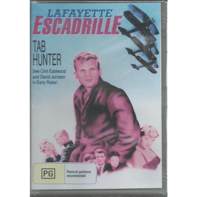 LAFAYETTE ESCADRILLE - TAB HUNTER ( EARLY CLINT EASTWOOD)  ALL REGION DVD