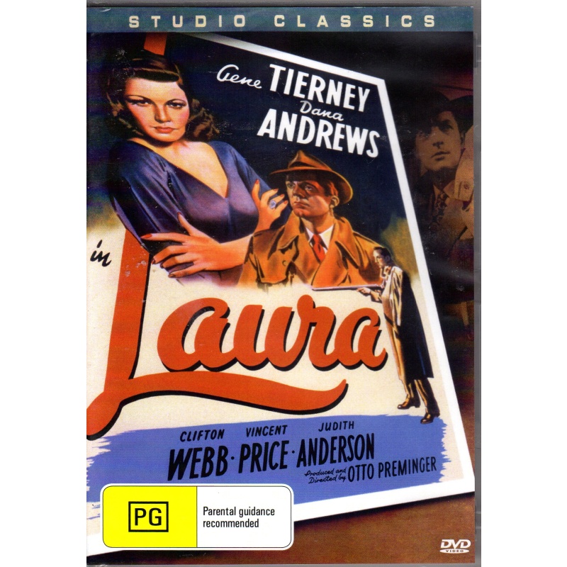 LAURA - GENE TIERNEY & DANA ANDREWS  ALL REGION DVD