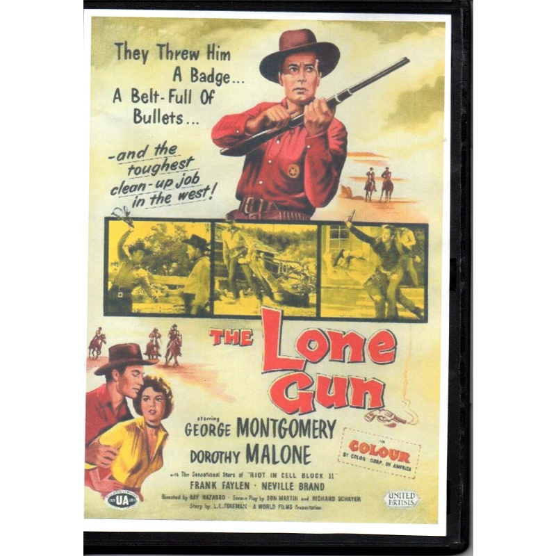 LONE GUN - GEORGE MONTGOMERY & DOROTHY MALONE  ALL REGION DVD