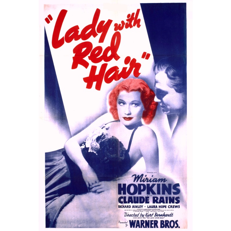 Lady with Red Hair (1940) Miriam Hopkins, Claude Rains, Richard Ainley
