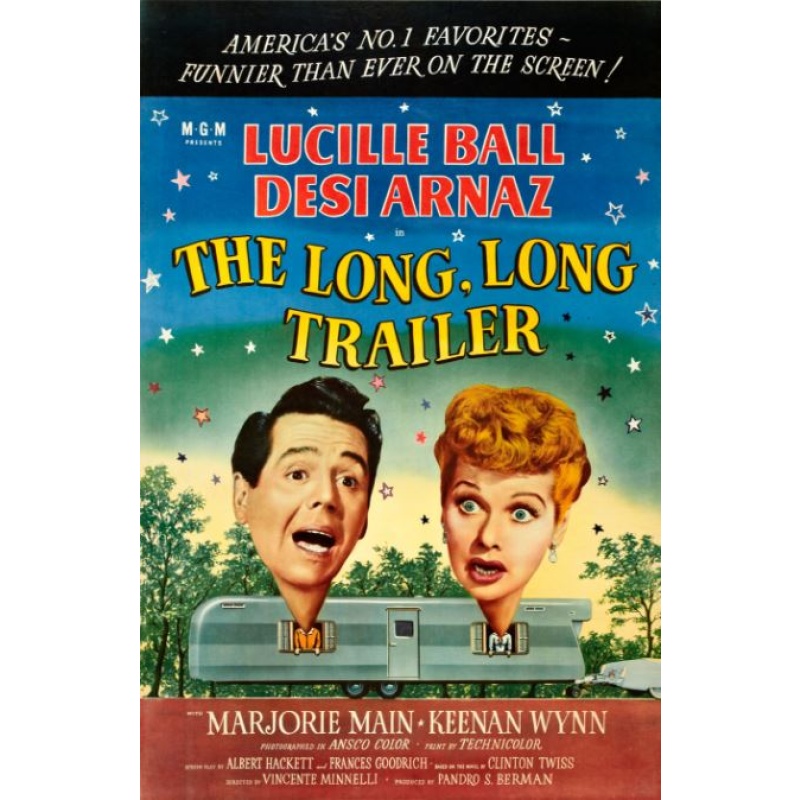The Long, Long Trailer 1953 - Lucille Ball, Desi Arnaz, Marjorie Main, Keenan Wynn