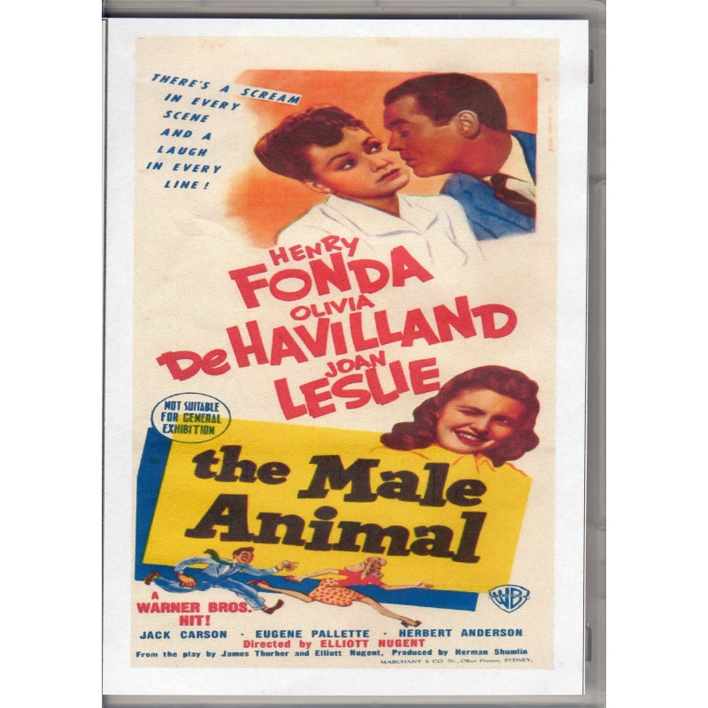 MALE ANIMAL - HENRY FONDA & OLIVIA DE HAVILAND ALL REGION DVD