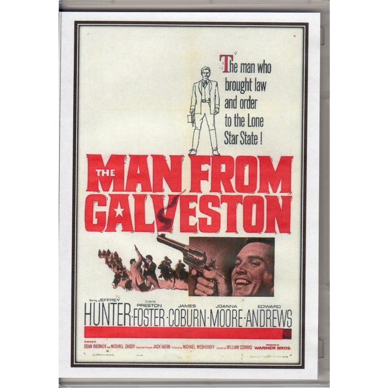 MAN FROM GALVESTON - JAMES COBURN & JOANNA MOORE  ALL REGION DVD