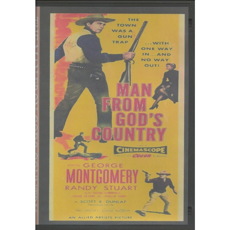 MAN FROM GOD&#039;S COUNTRY - GEORGE MONTGOMERY  ALL REGION DVD