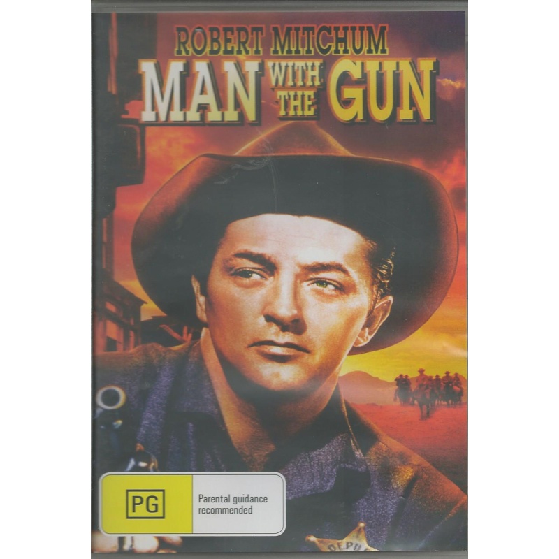 MAN WITH A GUN - ROBERT MITCHUM  ALL REGION DVD