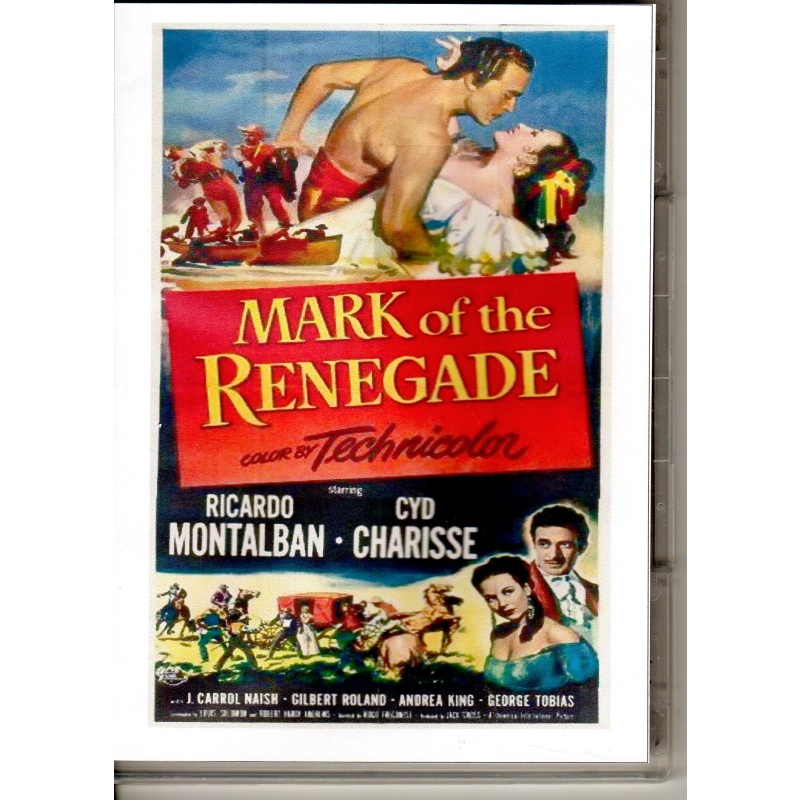 MARK OF THE RENEGADE - RICHARD MONTALBAN  ALL REGION DVD