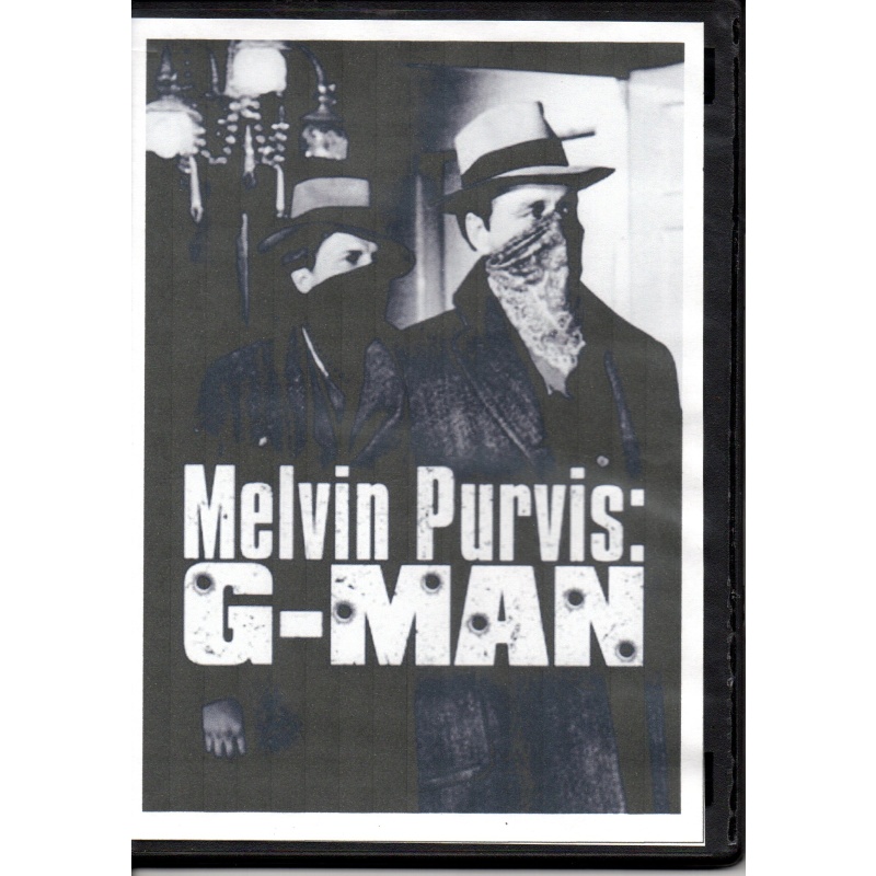 MELVIS PURVIS:  G MAN  - DALE ROBERTSON TV MOVIE ALL  REGION DVD