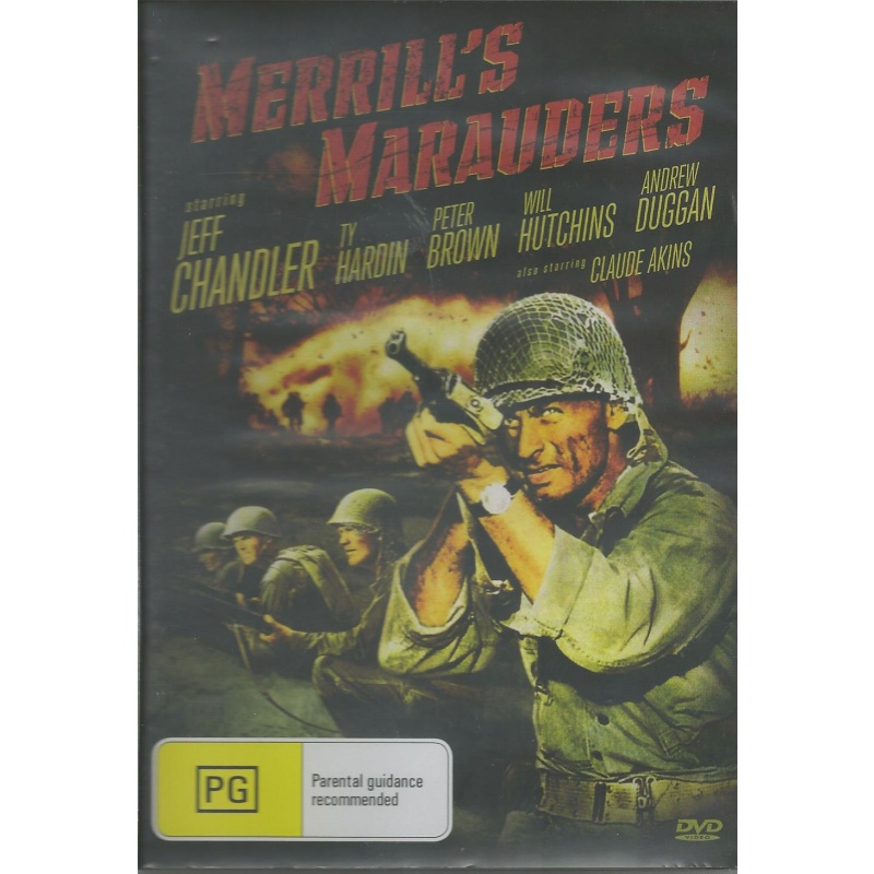 MERRILL MARAUDERS - JEFF CHANDLER ALL REGION DVD