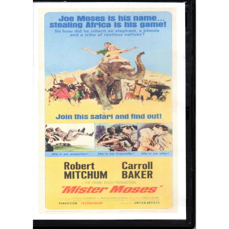 MISTER MOSES - ROBERT MITCHUM & CAROL BAKER  -  ALL REGION DVD