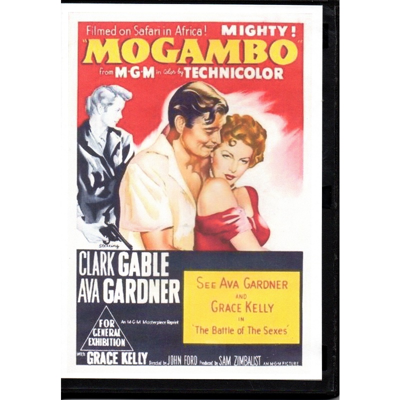 MOGAMBO - CLARK GABLE & AVA GARDNER -  ALL REGION DVD