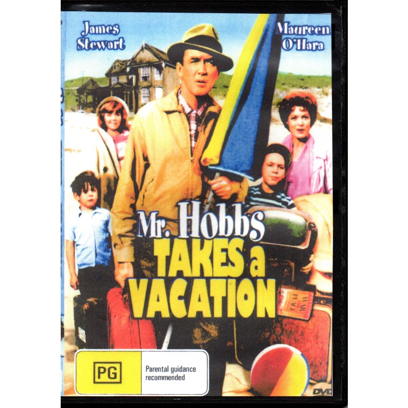 MR HOBBS TAKES A VACATION - JAMES STEWART & MAUREEN O'HARA -  ALL REGION DVD