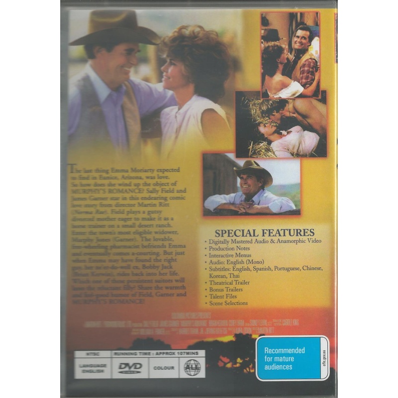 MURPHY'S ROMANCE - SALLY FIELDS ALL  REGION DVD