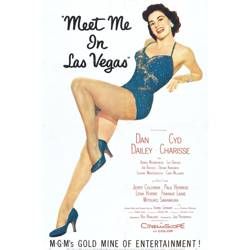 Meet Me in Las Vegas (1956)Dan Dailey, Cyd Charisse, Agnes Moorehead, Lili Darvas.