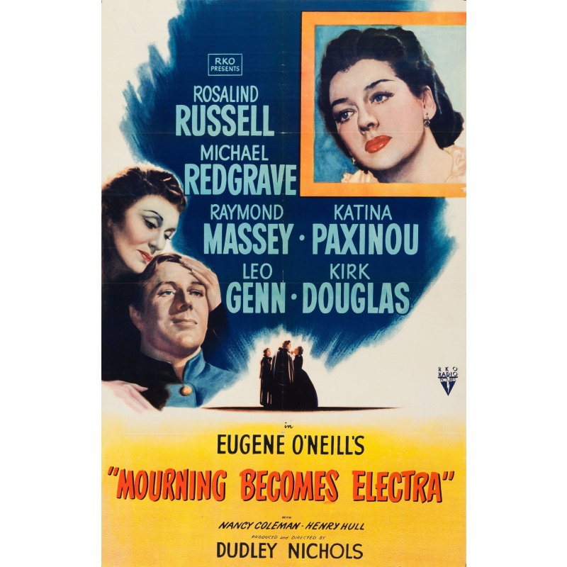 Mourning Becomes Electra 1947 Rosalind Russell,  Michael Redgrave, Kirk Douglas