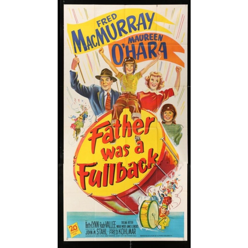 Father Was a Fullback (1949) Fred MacMurray, Maureen O'Hara, Betty Lynn