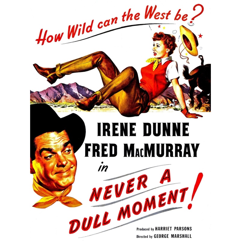 Never a Dull Moment 1950 with Fred MacMurray, Irene Dunne, Andy Devine  Natalie Wood