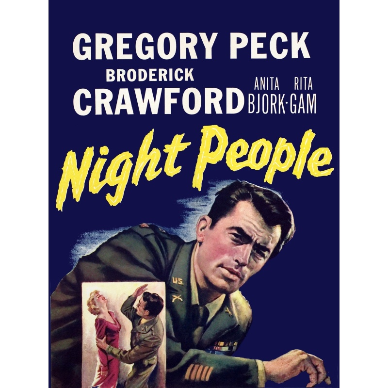 Night People (1954)  Gregory Peck, Broderick Crawford, Anita Bjork