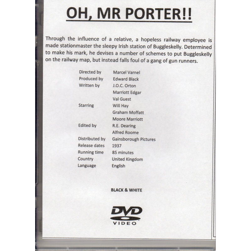 OH, MR PORTER - WILL HAY ALL REGION DVD