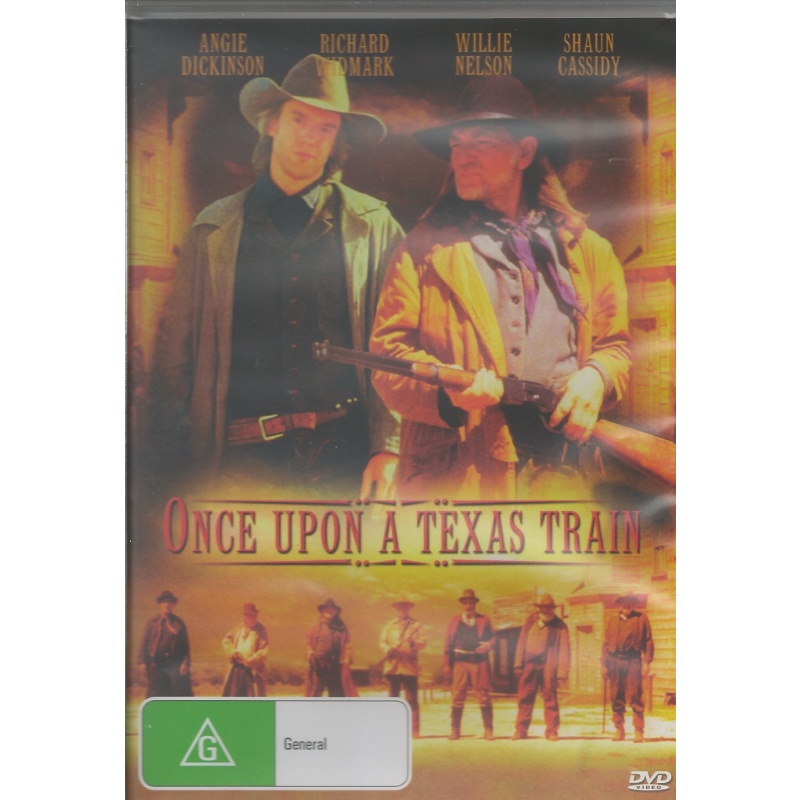 ONCE UPON A TEXAS TRAIN - RICHARD WIDMARK & WILLIE NELSON  ALL REGION DVD