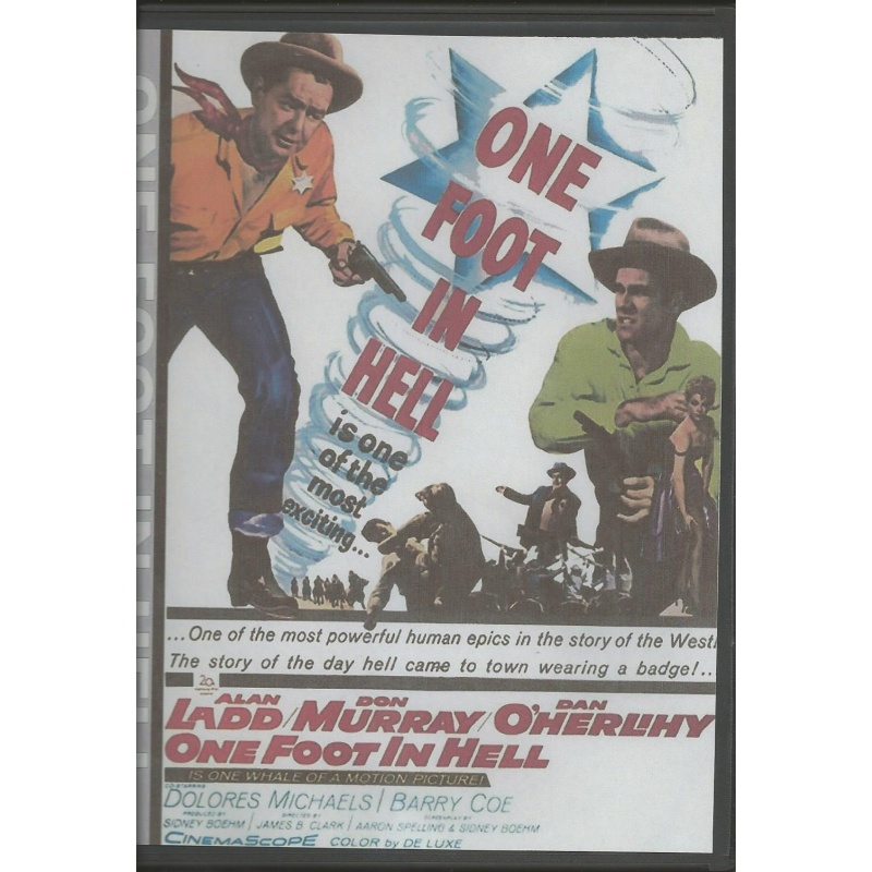 ONE FOOT IN HELL - ALAN LADD & DON MURRAY - ALL REGION DVD