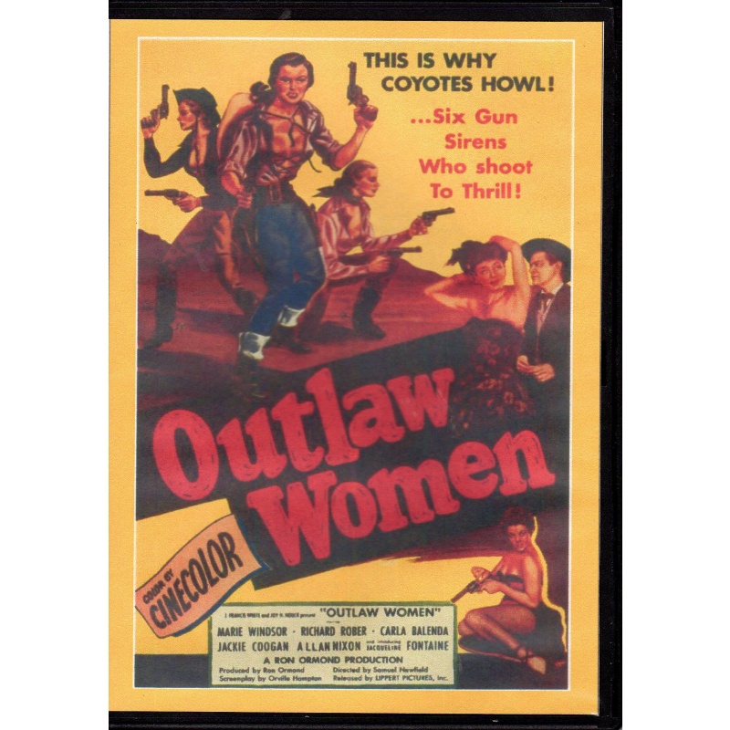 OUTLAW WOMEN - MARIE WINDSER & RICHARD ROBER  ALL REGION DVD