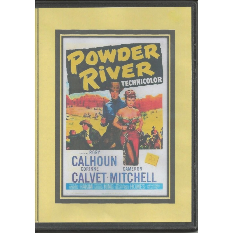 POWDER RIVER - RORY CALHOUN ALL REGION DVD