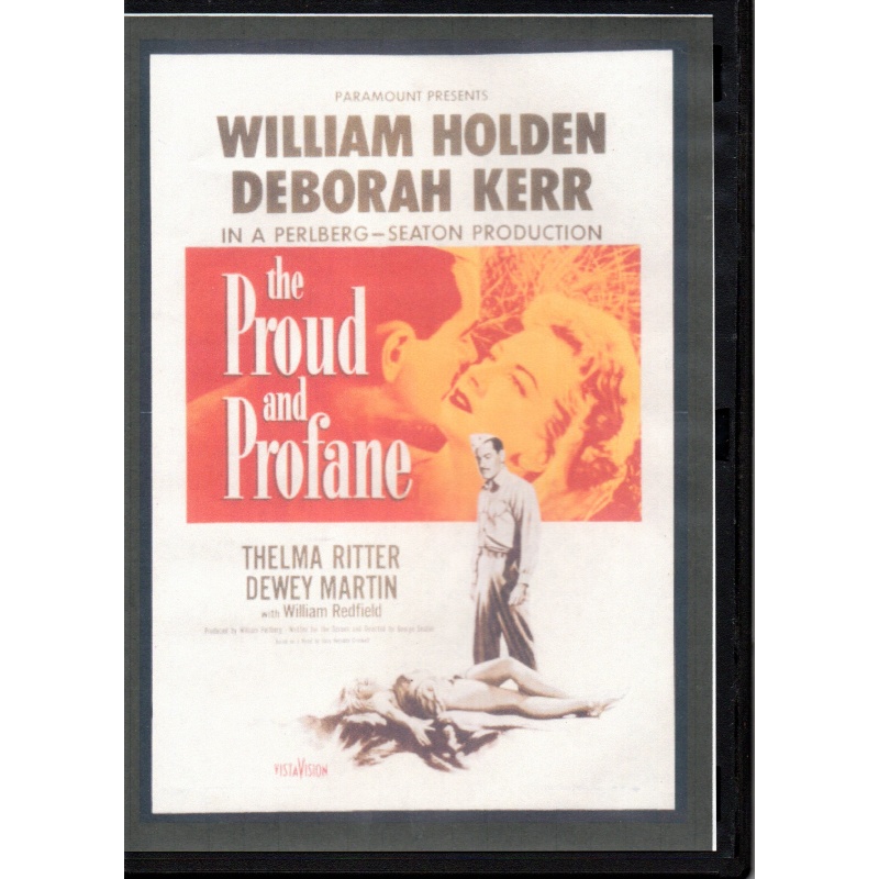 PROUD AND THE PROFANE - WILLIAM HOLDEN & DEBORAH KERR ALL REGION DVD