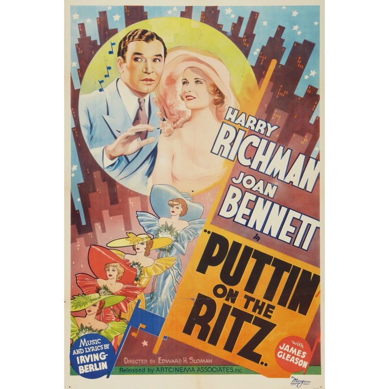 Puttin’ on the Ritz (1930) Stars: Harry Richman, Joan Bennett, James Gleason  Musical