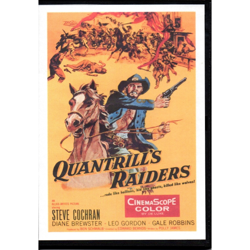 QUANTRILL'S RAIDERS - STEVE COCKRAN ALL REGION DVD