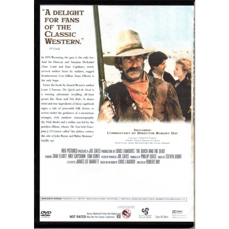 QUICK AND THE DEAD, THE - SAM ELLIOT ALL REGION DVD