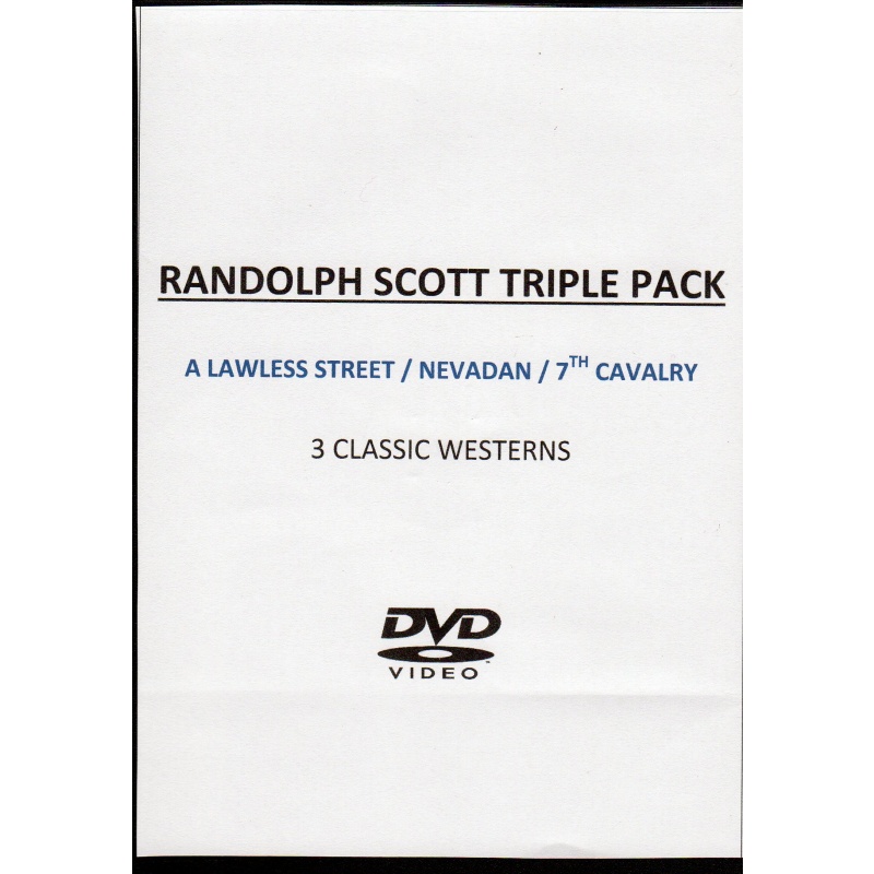 LAWLESS STREET/NEVADAN/7TH CAVALRY - RANDOLPH SCOTT  ALL REGION DVD